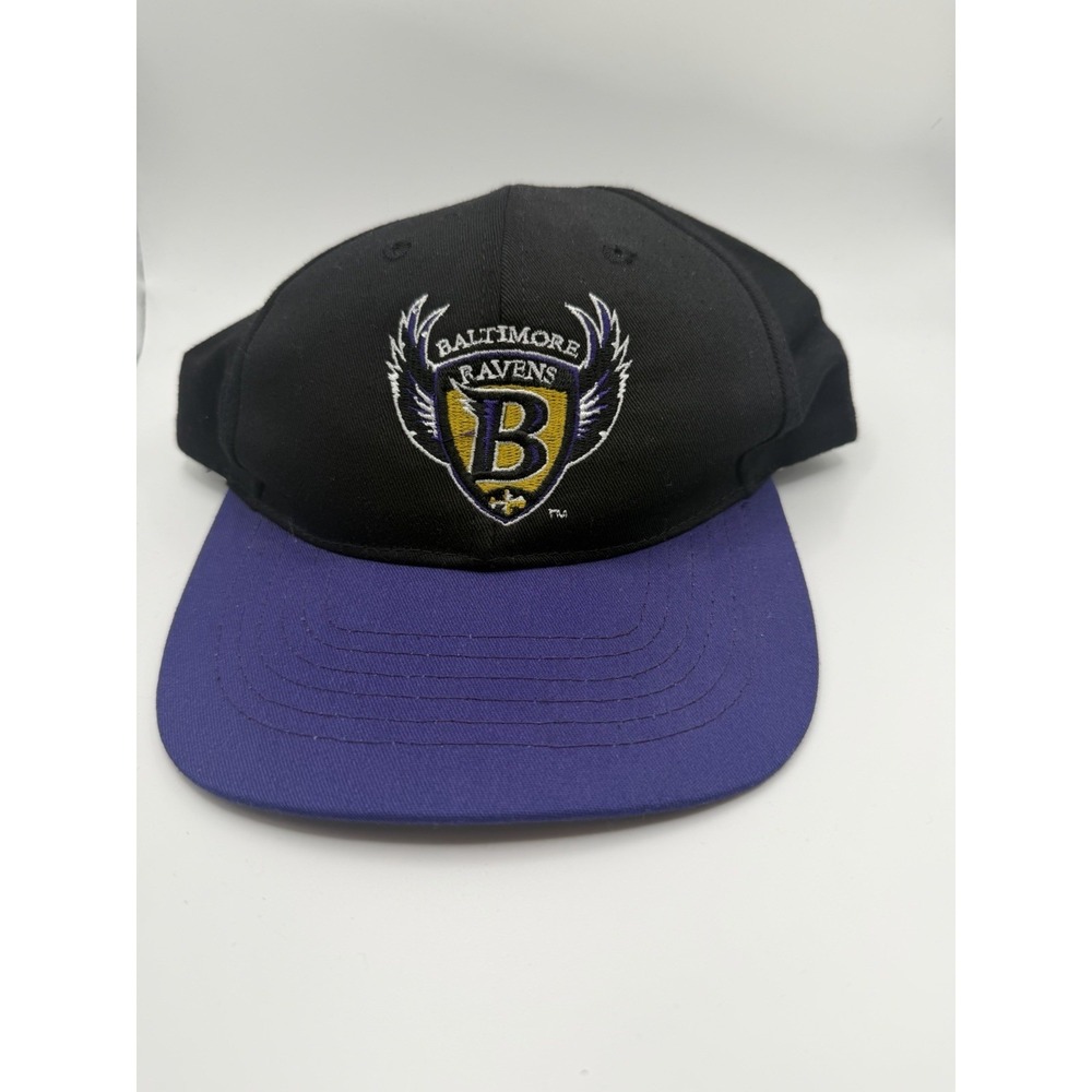 Vintage Baltimore Ravens East point Adjustable Snapback Cap Hat 90s Old Logo